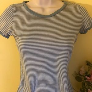 Express fitted cap sleeve shirt